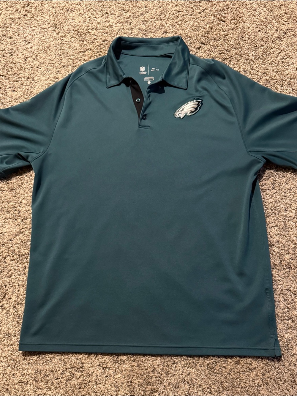 Nike Philadelphia Eagles Polo Shirt - Large
